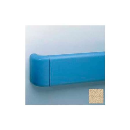 Pawling Heavy-Duty 5.5" Face Handrail/Wall Guard W/Reinforced Return & Retainer, 12' Long, Woodlands BR-530-12-22